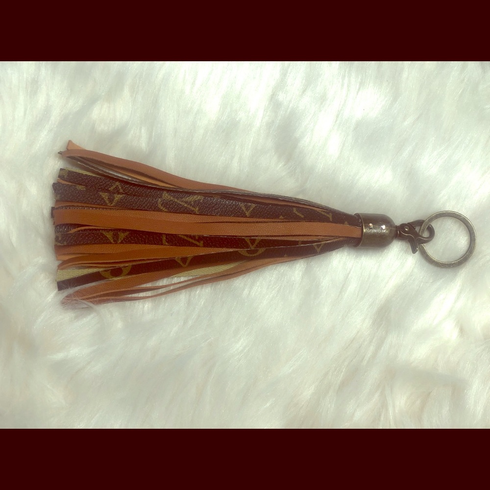 Authentic Upcycled Louis Vuitton key Tassel